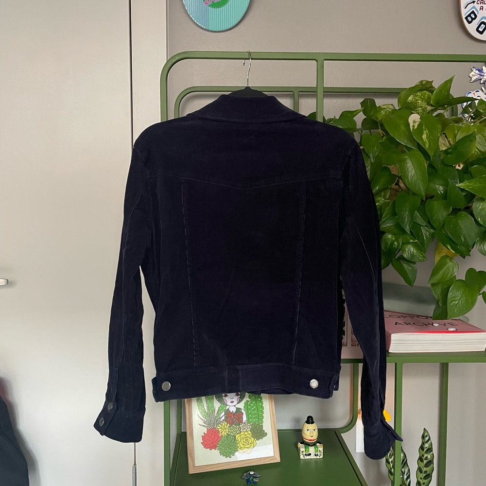 Bamboo Traders Women’s Navy Blue Corduroy Jacket - Picture 2 of 2